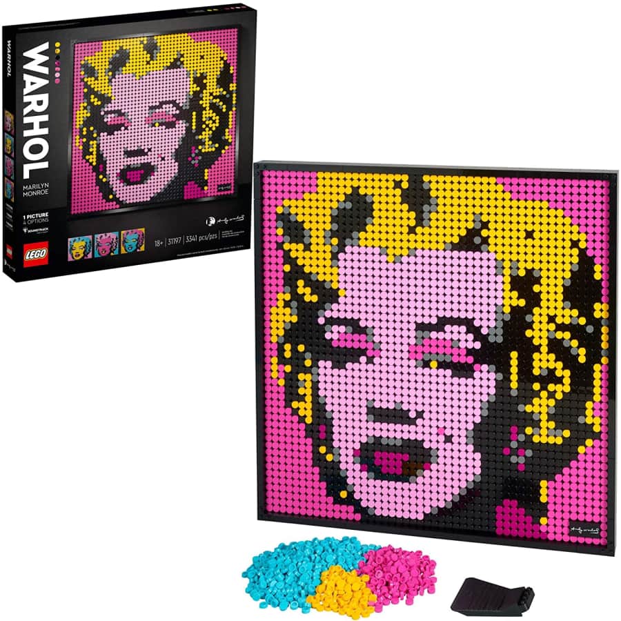 LEGO ART Andy Warhol's Marilyn Monroe for $115