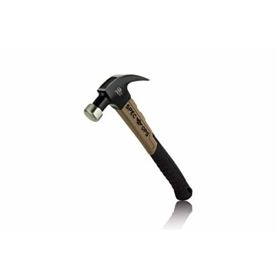 Spec Ops - SPEC-M16FG Tools Fiberglass Hammer, 16 oz, Curved Claw, Shock-Absorbing Grip, 3% Donated for $11 Spec Ops - SPEC-M16FG Tools Fiberglass Hammer, 16 oz, Curved Claw, Shock-Absorbing Grip, 3% Donated for $11