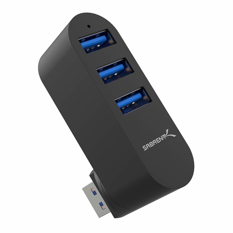 Sabrent Premium 3-Port Aluminum Mini USB 3.0 Hub for $11
