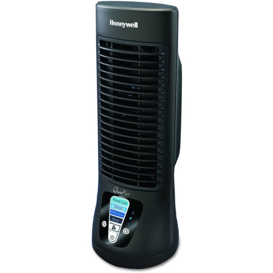 Honeywell QuietSet Mini Tower Table Fan for $23 Honeywell QuietSet Mini Tower Table Fan for $23