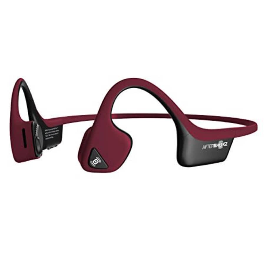 AfterShokz Air Open Ear Wireless Bone Conduction Headphones, Canyon Red, AS650CR for $110 AfterShokz Air Open Ear Wireless Bone Conduction Headphones, Canyon Red, AS650CR for $110