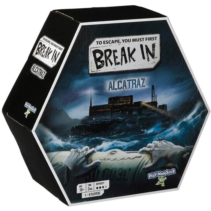 PlayMonster Break in Alcatraz Board Game for $8