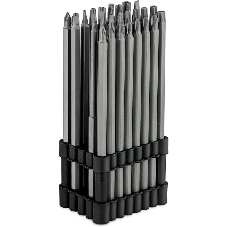 Neiko 1/4" Extra Long Security 32-Piece Screwdriver Bit Set for $26