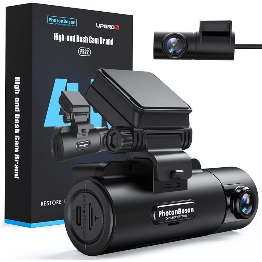 Hotfun 4K Dual Dash Camera for $160