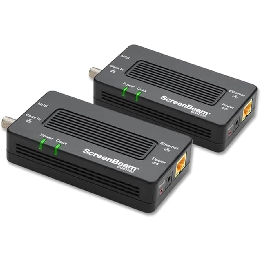 ScreenBeam MoCA 2.5 Network Adapter Starter Kit for $90 ScreenBeam MoCA 2.5 Network Adapter Starter Kit for $90