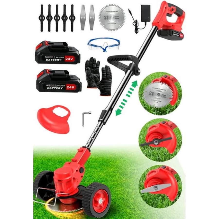 TNTants 24V Cordless String Trimmer w/ 2 Batteries for $40 TNTants 24V Cordless String Trimmer w/ 2 Batteries for $40