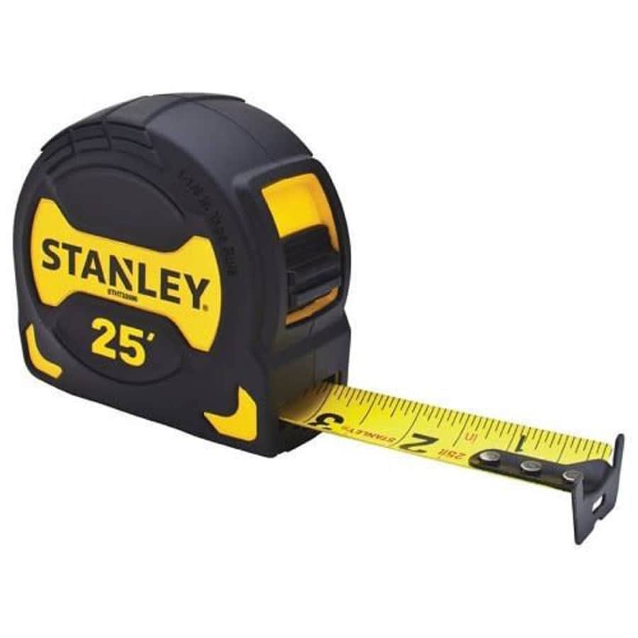 Stanley Tools Stanley STHT33596 STHT33596 Tape Measure, 1/16 in Graduations, SAE, 1-1/8 in W x 25 ft L, Steel, for $30