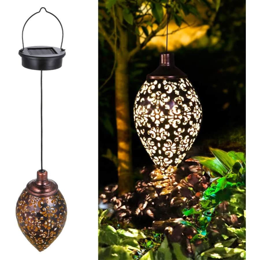 Tomshine Hanging Solar Lights Solar Lantern for $14 Tomshine Hanging Solar Lights Solar Lantern for $14