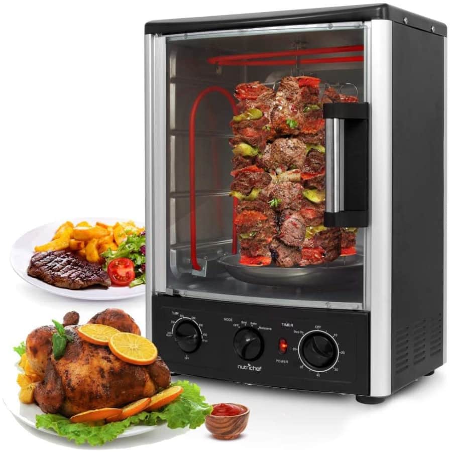 NutriChef Vertical Rotisserie Oven for $85 NutriChef Vertical Rotisserie Oven for $85