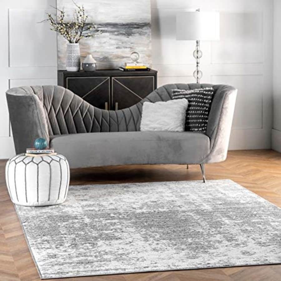 nuLOOM Misty Shades Deedra Area Rug, 3' x 5', Grey for $68 nuLOOM Misty Shades Deedra Area Rug, 3' x 5', Grey for $68