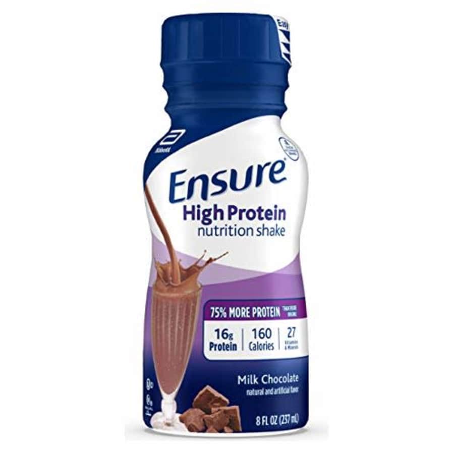 Ensure High Protein Nutritional Shake with 16g of Protein, Ready-to-Drink Meal Replacement Shakes, for $57 Ensure High Protein Nutritional Shake with 16g of Protein, Ready-to-Drink Meal Replacement Shakes, for $57