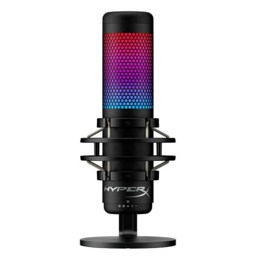 HyperX QuadCast S RGB USB Condenser Microphone with Shock Mount for $129 HyperX QuadCast S RGB USB Condenser Microphone with Shock Mount for $129