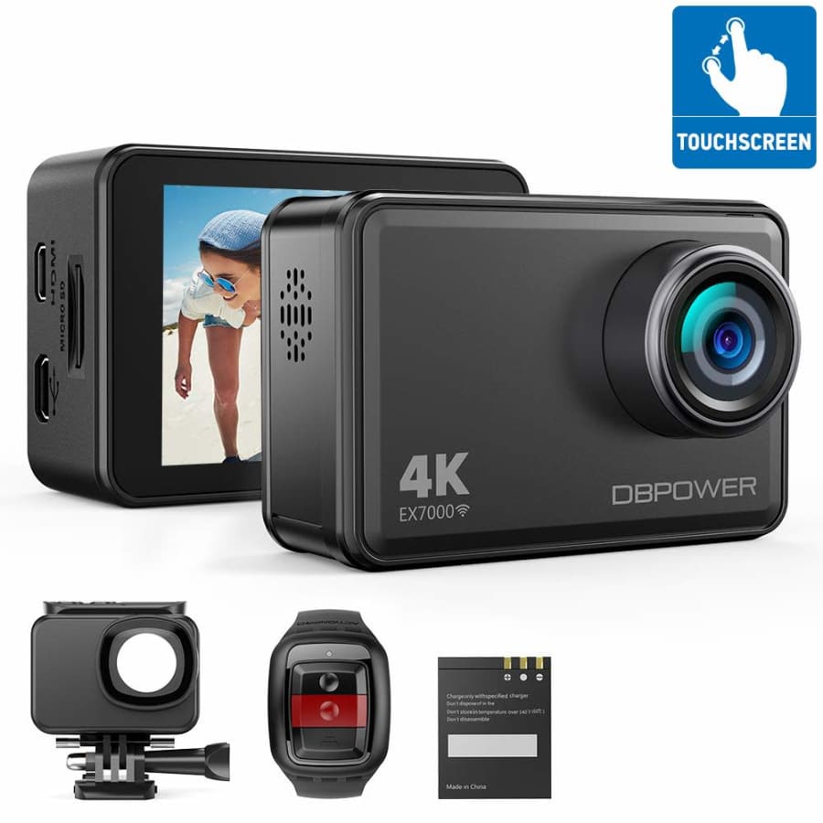DBPower D5 4K Sports Action Camera for $20