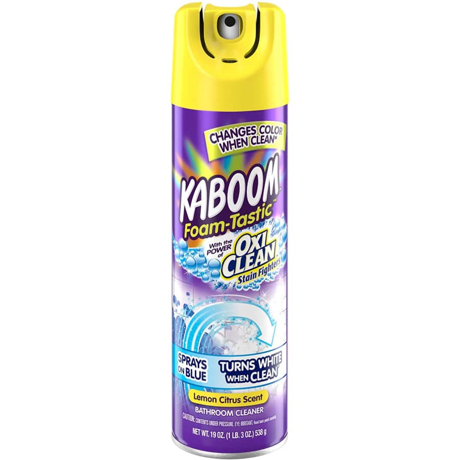 Kaboom Foam Tastic Bathroom Cleaner with OxiClean for $4 Kaboom Foam Tastic Bathroom Cleaner with OxiClean for $4
