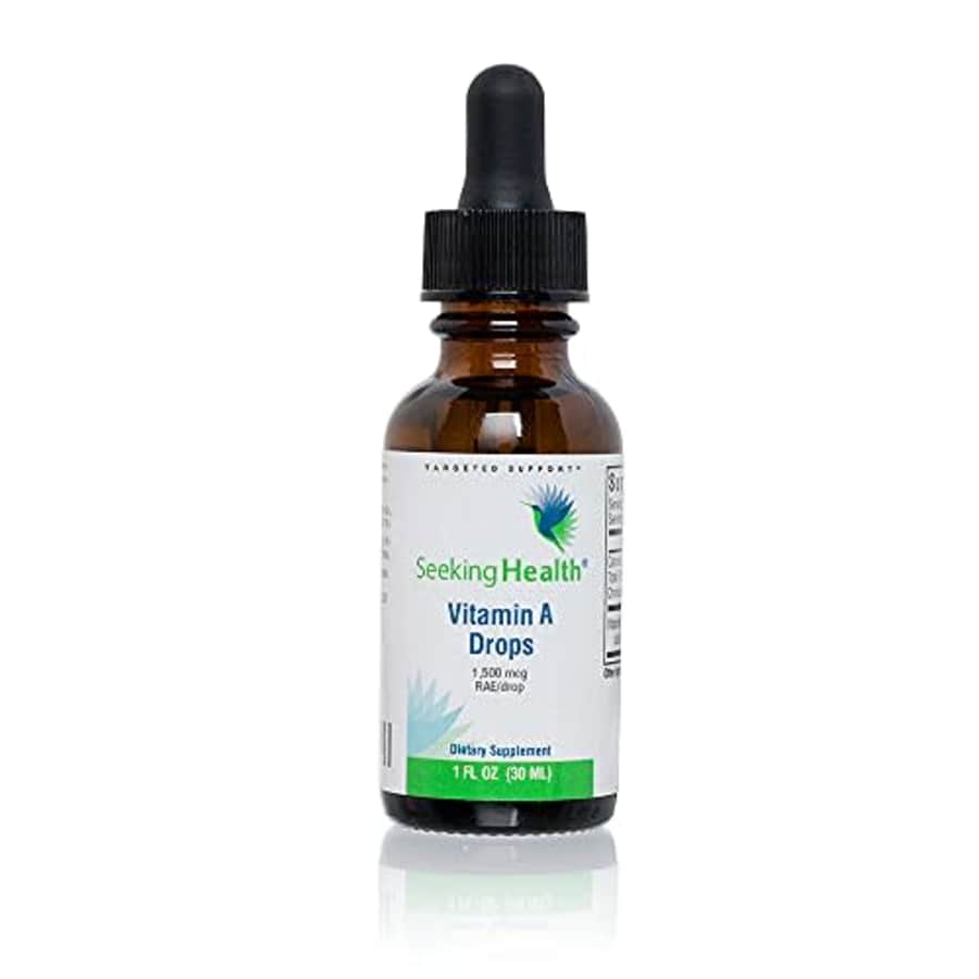 Seeking Health Vitamin A Drops Immune Support Liquid Vitamin A 1,507 mcg of Vitamin A Supports a for $25