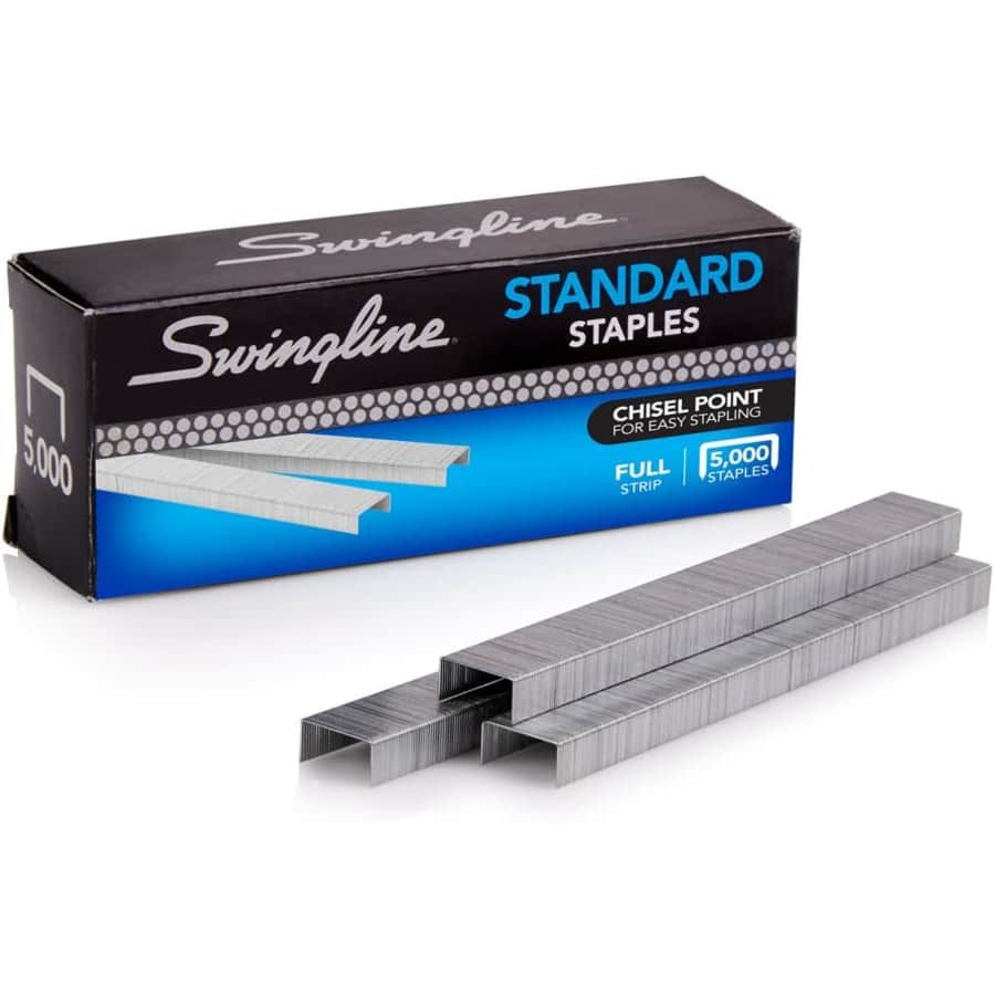 Swingline Staples 5,000-Count Box for $2