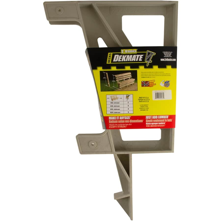 2x4basics Custom Dekmate Bench Bracket 2-Pack for $33 2x4basics Custom Dekmate Bench Bracket 2-Pack for $33