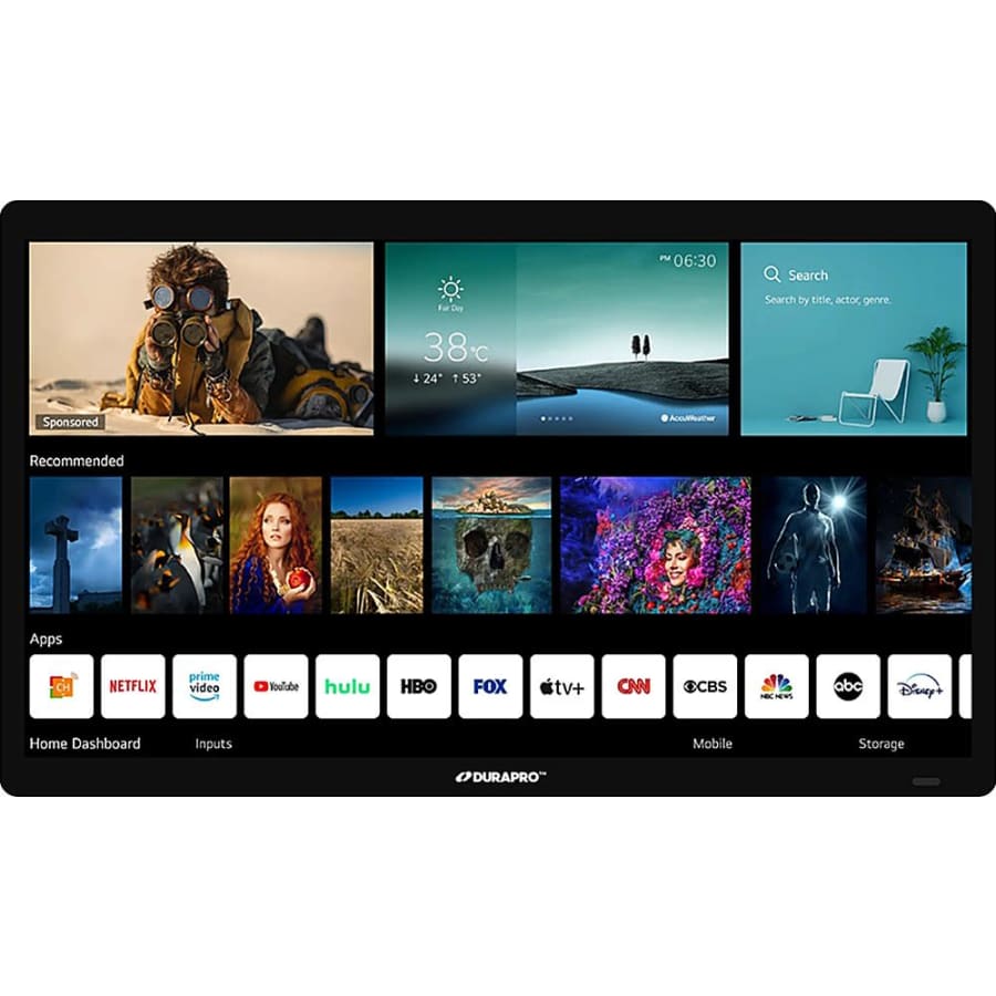 DuraPro DRPTV650SM Outdoor Partial Sun 65" 4K UHD Smart TV for $1,300