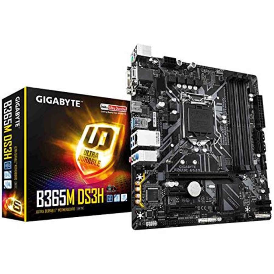 Gigabyte Intel B365 DS3H LGA 1151 Micro ATX DDR4-SDRAM Motherboard for $75 Gigabyte Intel B365 DS3H LGA 1151 Micro ATX DDR4-SDRAM Motherboard for $75