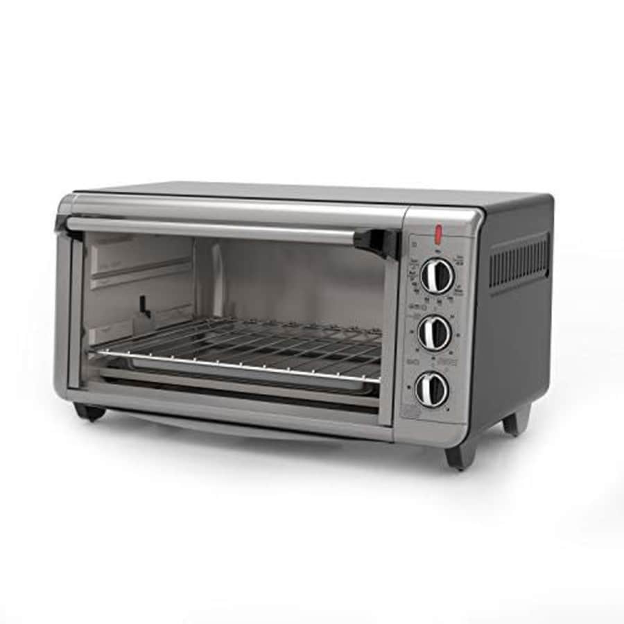 Black + Decker BLACK+DECKER TO3260XSBD Digital Extra-Wide Convection Oven, Stainless Steel for $50 Black + Decker BLACK+DECKER TO3260XSBD Digital Extra-Wide Convection Oven, Stainless Steel for $50