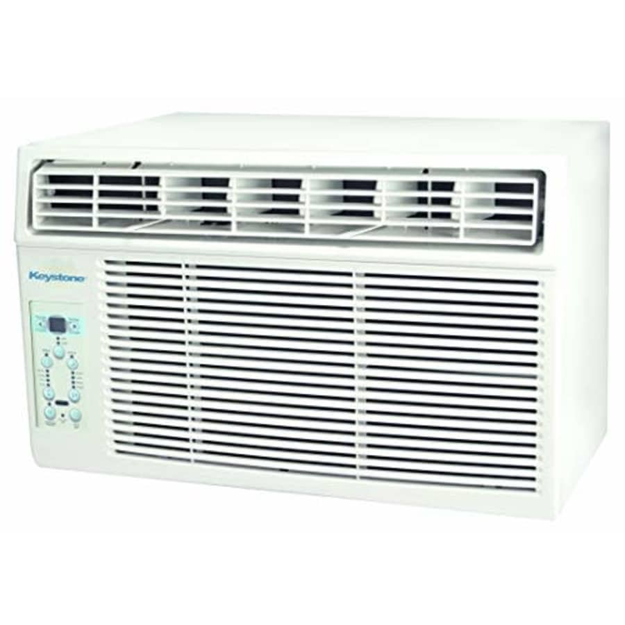 Keystone 12,000 BTU Window-Mounted Air Conditioner with Follow Me LCD Remote Control, White for $390