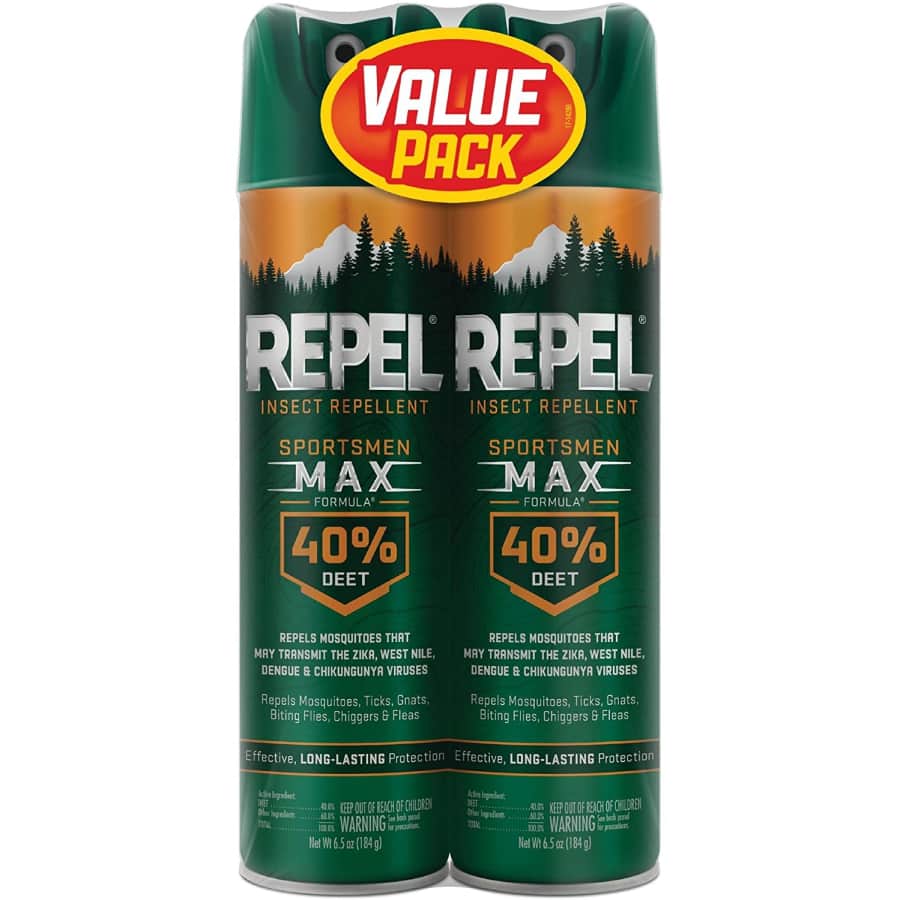 Insect Repellent Sportsmen Max Formula Aerosol Spray 2-Pack for $19