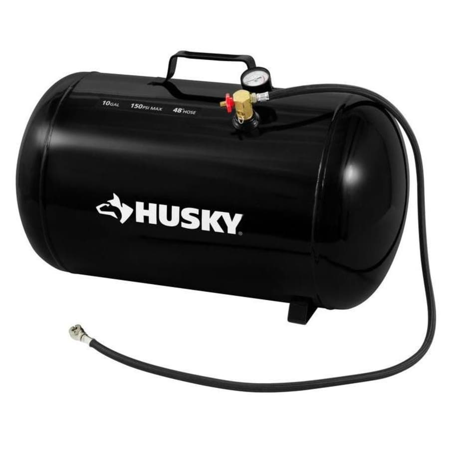 Husky 10-Gallon Portable Air Tank for $30