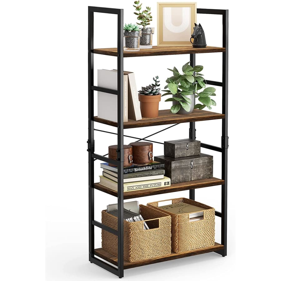 Pipishell 4-Tier Bookshelf for $60
