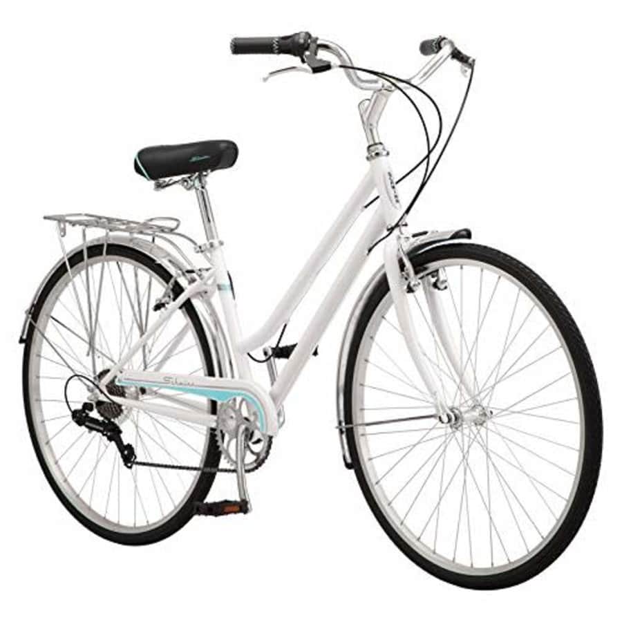 Schwinn Wayfarer Adult Bike Hybrid Retro-Styled Cruiser, 16-Inch/Small Steel Step-Through Frame, for $380