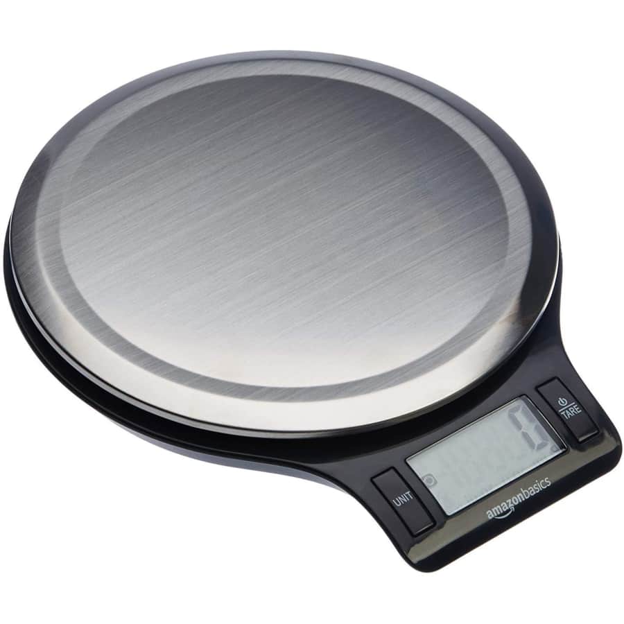 Amazon Basics Stainless Steel Digital Kitchen Scale: $8.49 w/ Prime