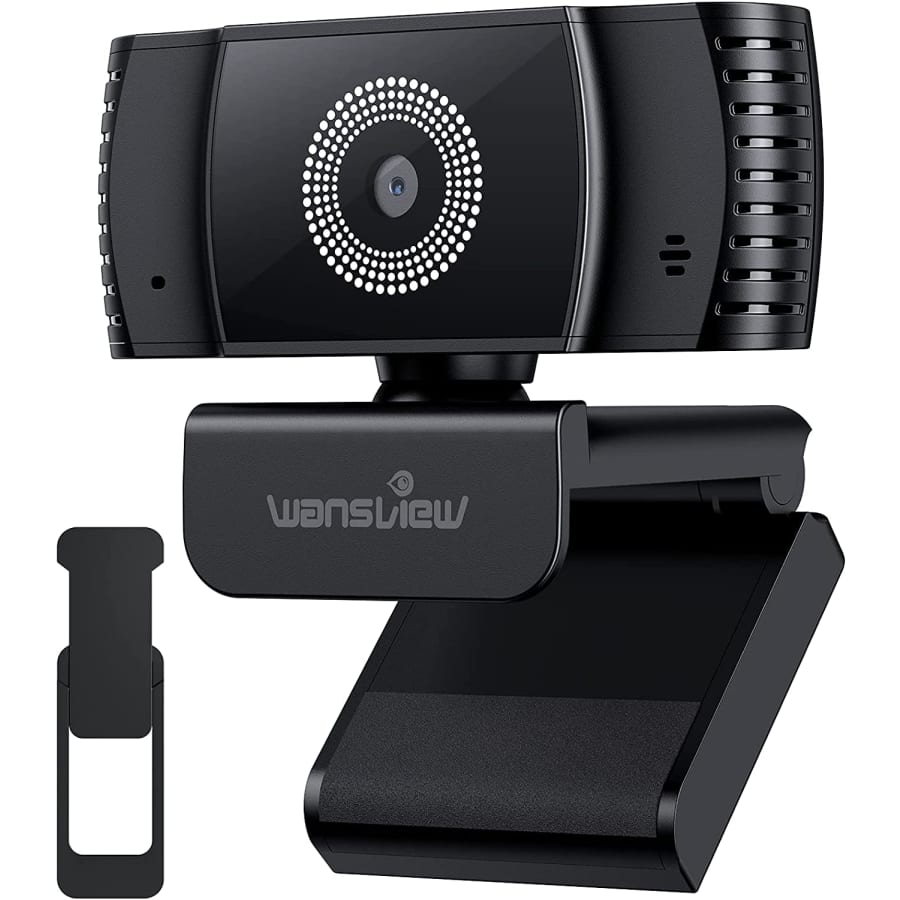 WansView 1080p Auto Focus Webcam with Mic for $12
