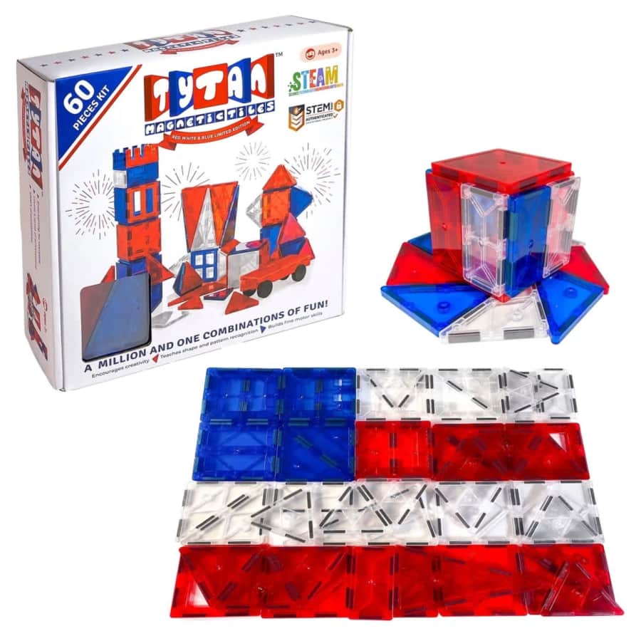 Tytan 60-Piece Magnetic Tiles for $15 Tytan 60-Piece Magnetic Tiles for $15