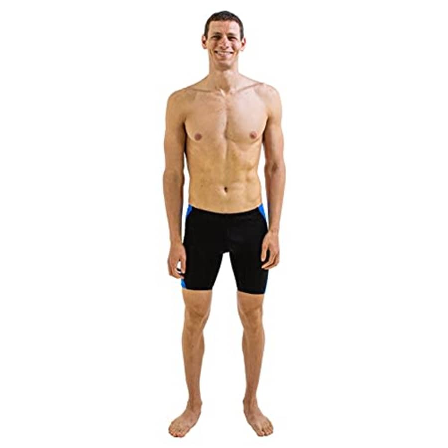 FINIS Men's Standard Jammer, Splice Black/Blue, 28 for $23 FINIS Men's Standard Jammer, Splice Black/Blue, 28 for $23