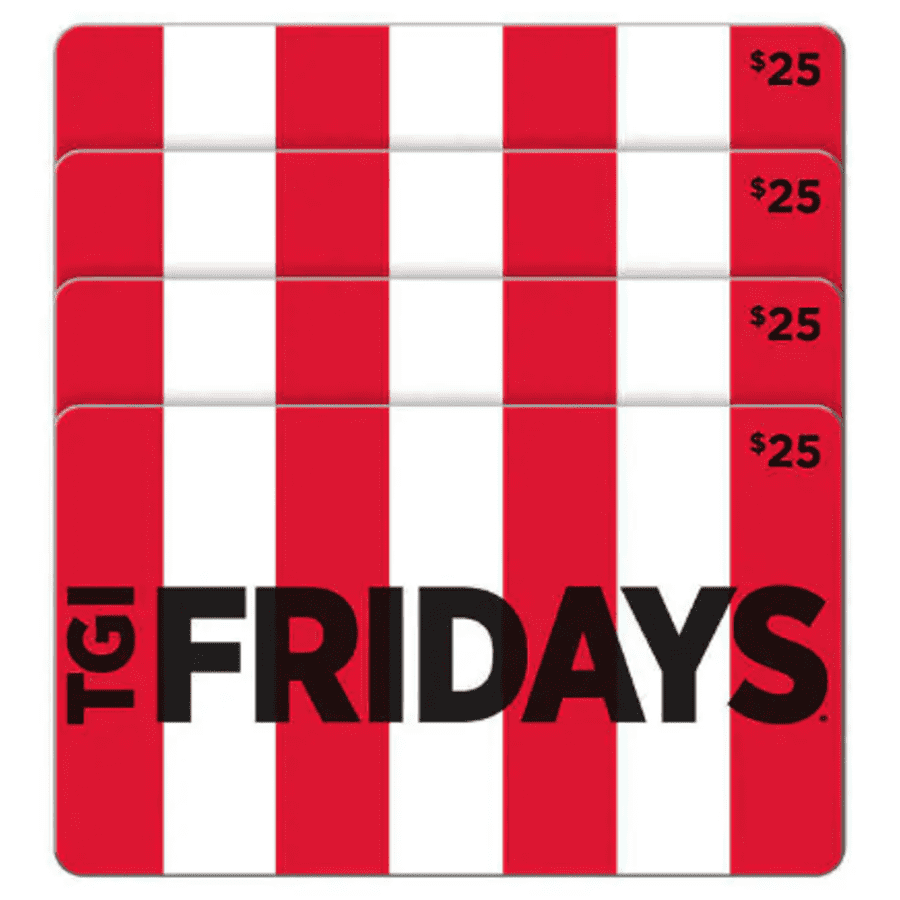 $100 in TGI Friday's Gift Cards: $79.99