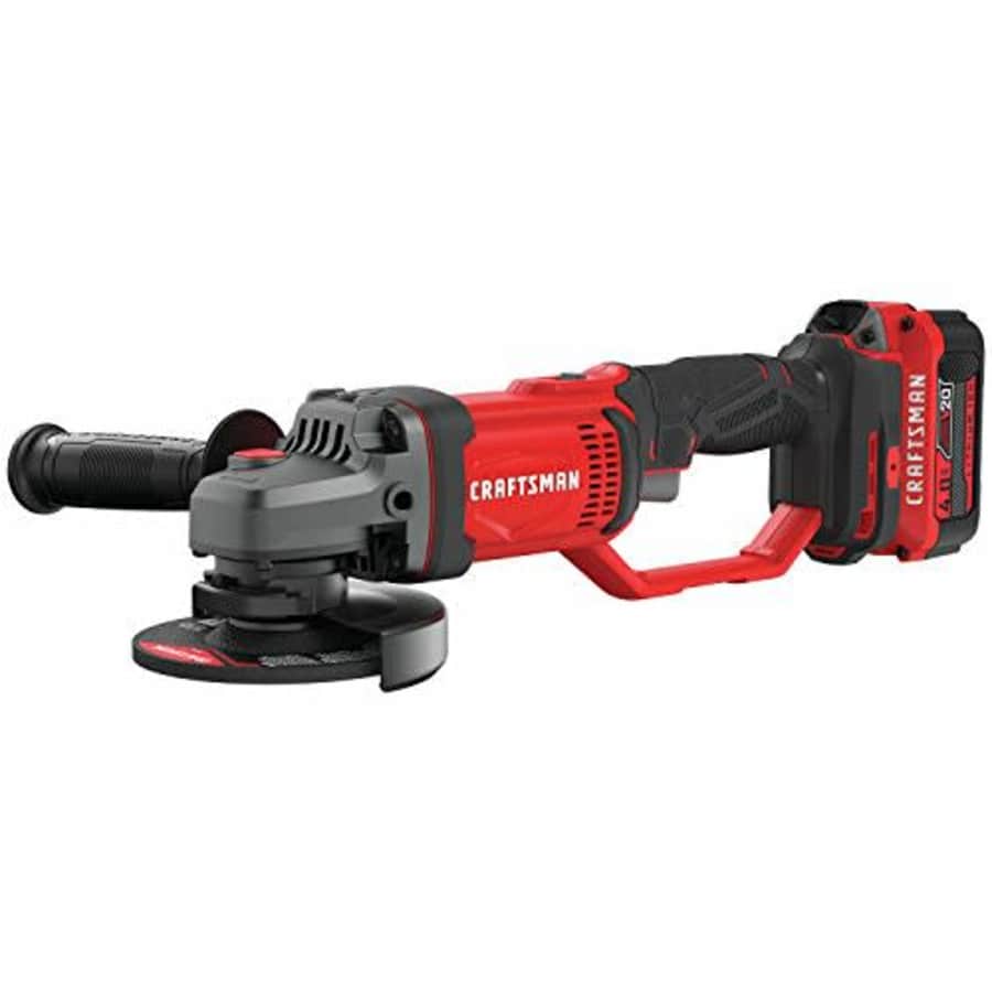 CRAFTSMAN V20* Cordless Angle Grinder Tool Kit, 4-1/2-Inch (CMCG400M1) for $111 CRAFTSMAN V20* Cordless Angle Grinder Tool Kit, 4-1/2-Inch (CMCG400M1) for $111