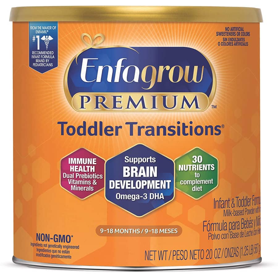 Enfagrow Premium Toddler Transitions 20-oz. Infant Formula Can: 2 for $33 via Sub. & Save Enfagrow Premium Toddler Transitions 20-oz. Infant Formula Can: 2 for $33 via Sub. & Save
