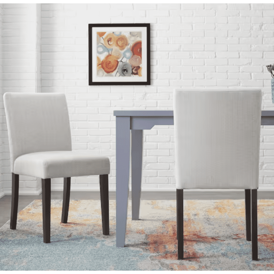StyleWell Banford Riverbed Upholstered Dining Chair Set of 2 for $99 StyleWell Banford Riverbed Upholstered Dining Chair Set of 2 for $99