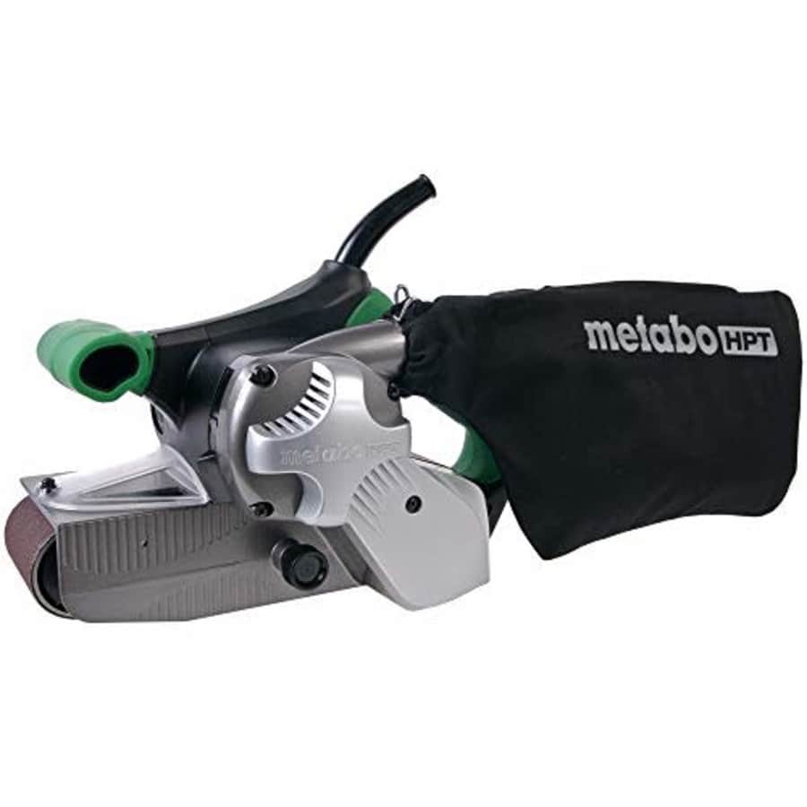 Metabo HPT Belt Sander, Variable Speed, 3-Inch x 21-Inch V-Belt, 9.0 Amp Motor, Soft Grip, 5-Year for $139 Metabo HPT Belt Sander, Variable Speed, 3-Inch x 21-Inch V-Belt, 9.0 Amp Motor, Soft Grip, 5-Year for $139