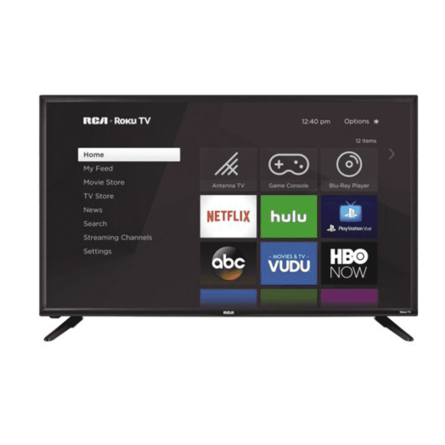 RCA 40" 1080p Flat LED HD Roku Smart TV for $180