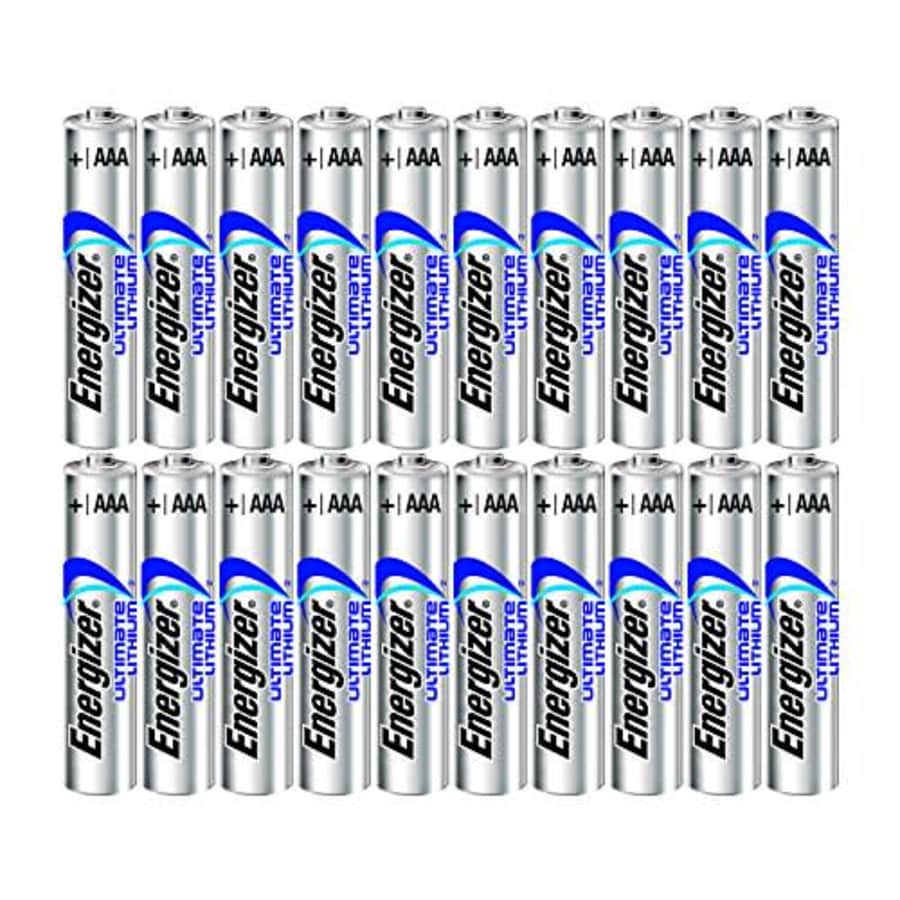 Energizer Ultimate Lithium AAA Size Batteries - 20 Pack - Bulk Packaging for $59 Energizer Ultimate Lithium AAA Size Batteries - 20 Pack - Bulk Packaging for $59