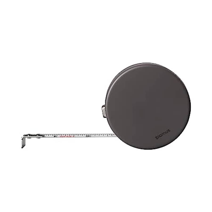 blomus Gents Tape Measure Locking Standard and Metric - 10 feet Length - Warm Grey for $45