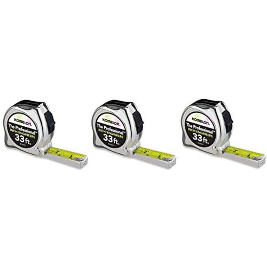 Komelon 433IEHV High-Visibility Professional Tape Measure Both Inch and Engineer Scale Printed for $112 Komelon 433IEHV High-Visibility Professional Tape Measure Both Inch and Engineer Scale Printed for $112