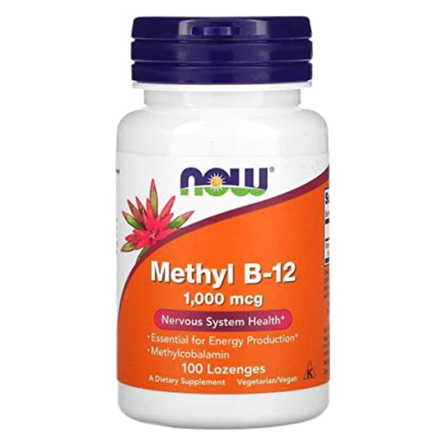 Now Foods Methyl B-12 1000mcg, 200 Lozenges (2 Packs of 100 lozenges) for $16