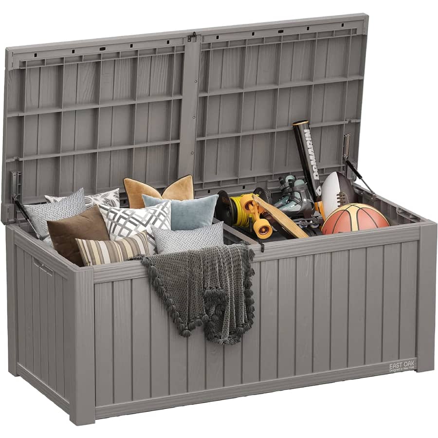 East Oak 150-Gallon Deck Box for $270 East Oak 150-Gallon Deck Box for $270