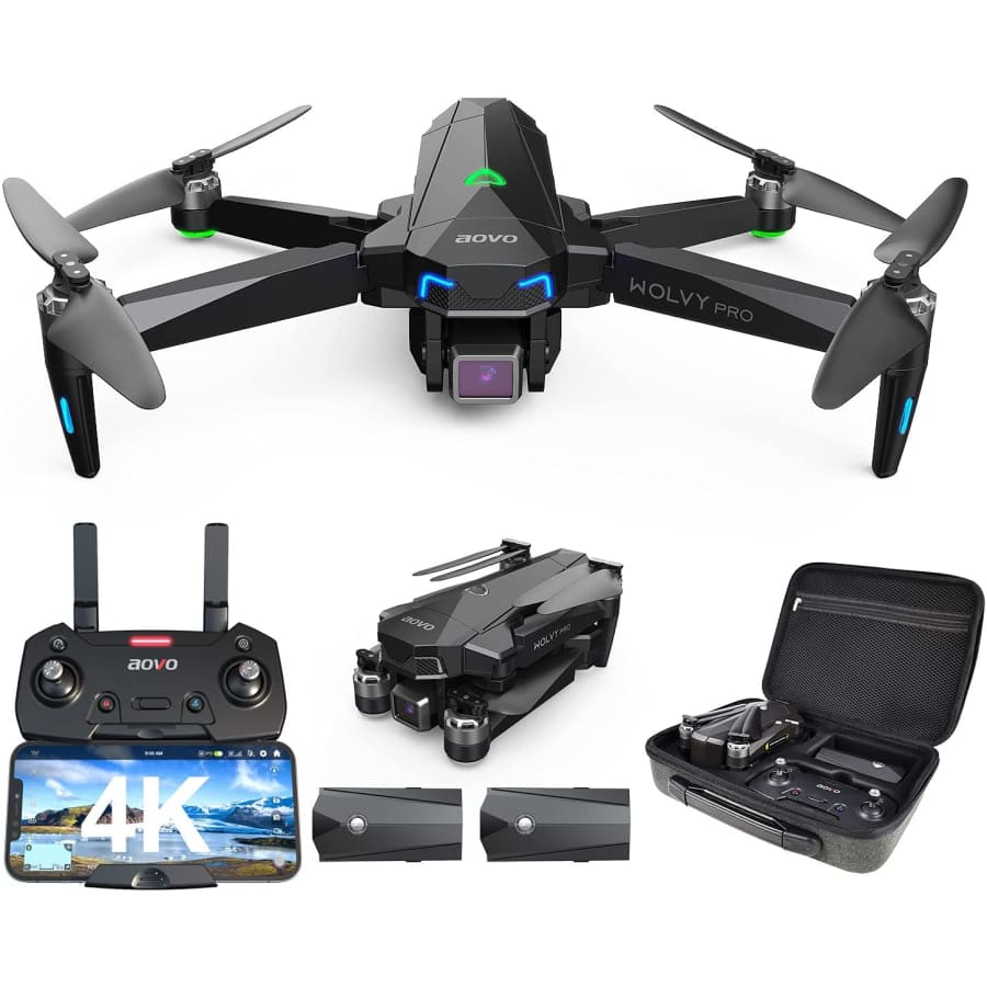 Aovo 4K Quadcopter Drone for $154