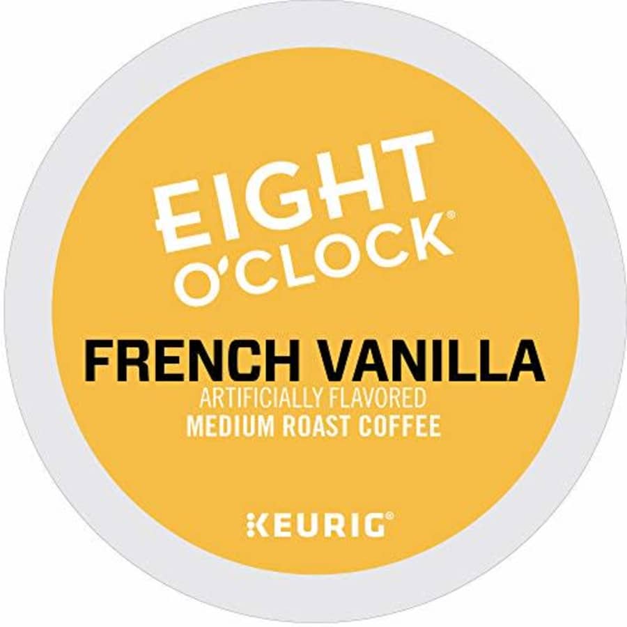 Eight O'Clock Coffee French Vanilla, Single-Serve Keurig K-Cup Pods, Flavored Medium Roast Coffee, for $46