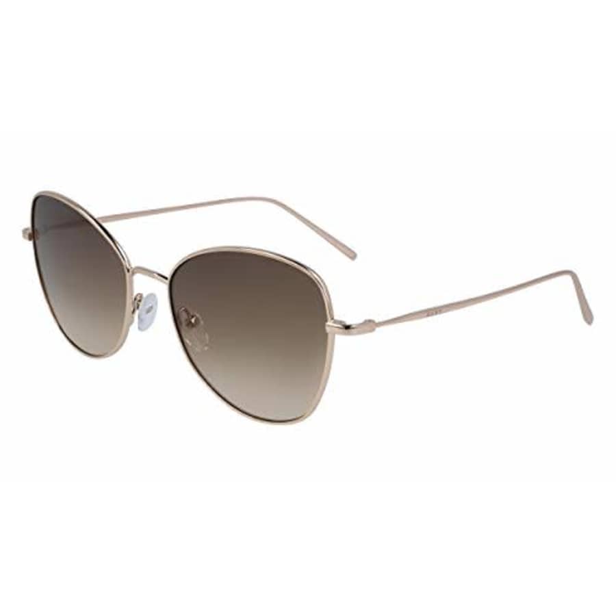 DKNY Women's DK104S Butterfly Sunglasses, Brown, 55/18/135 for $56