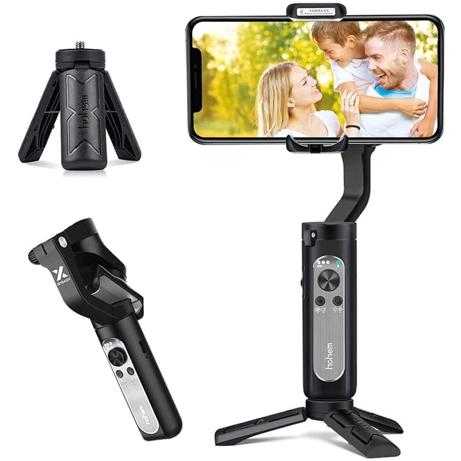 Hohem iSteady X 3-Axis Gimbal Stabilizer for Smartphone for $55