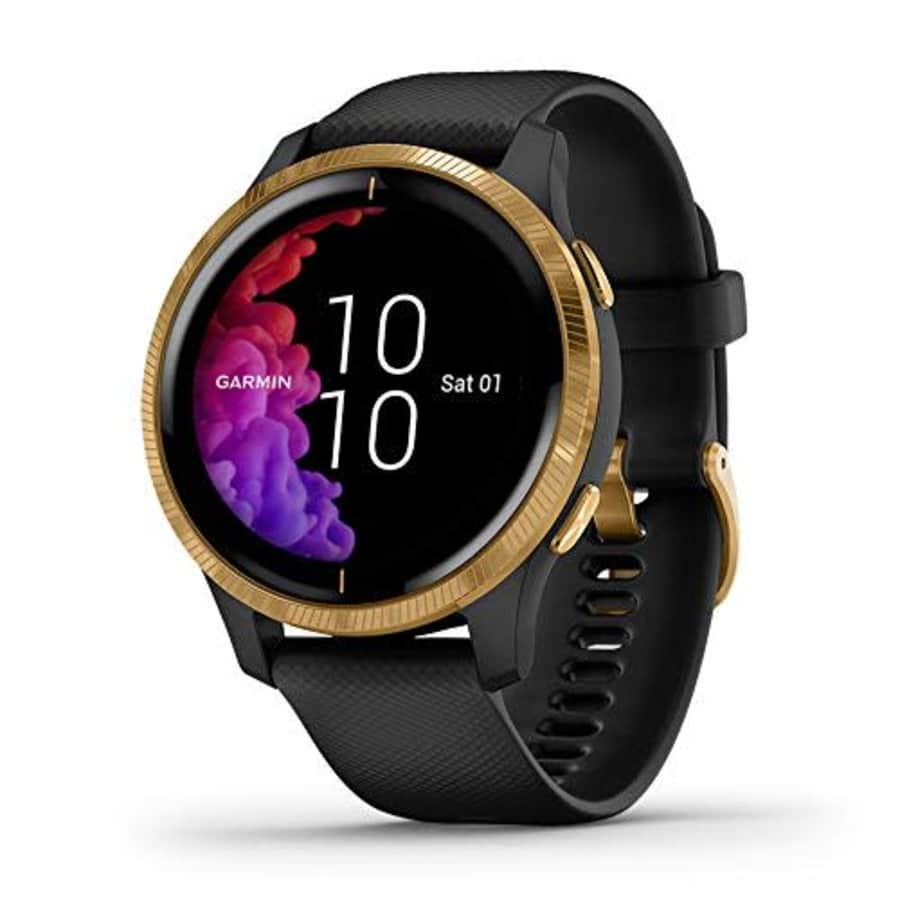 Garmin Venu, GPS Smartwatch with Bright Touchscreen Display, Features Music, Body Energy for $250