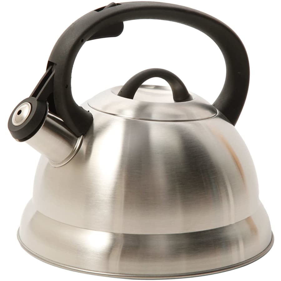 Mr. Coffee Flintshire 1.75-Quart Stainless Steel Whistling Tea Kettle for $19 Mr. Coffee Flintshire 1.75-Quart Stainless Steel Whistling Tea Kettle for $19